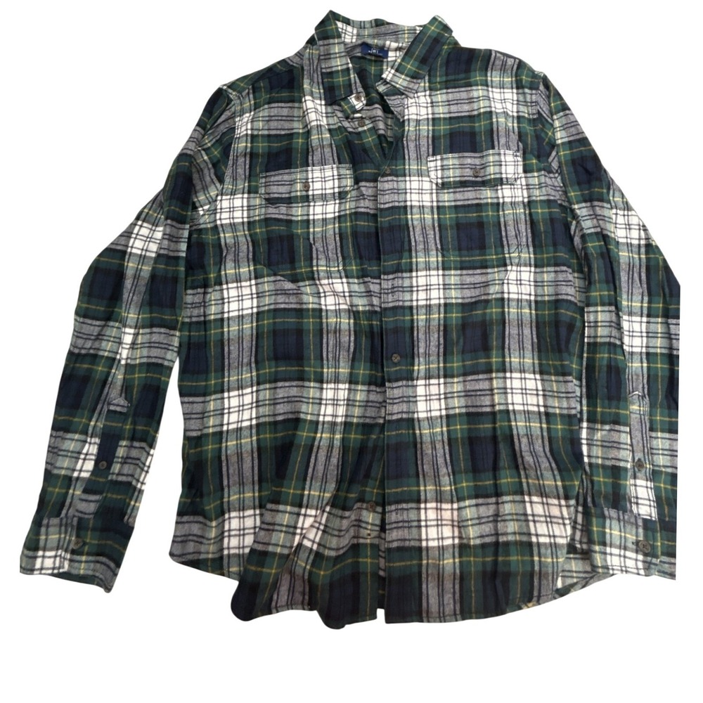 George plaid shirt Men's size 3XL multicolor long-sleeve‎